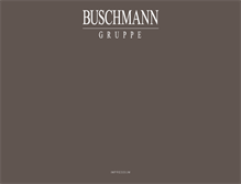 Tablet Screenshot of buschmann-gruppe.de